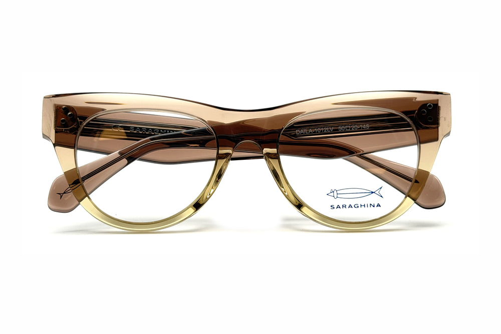 Daila Trasparent Brown & Yellow